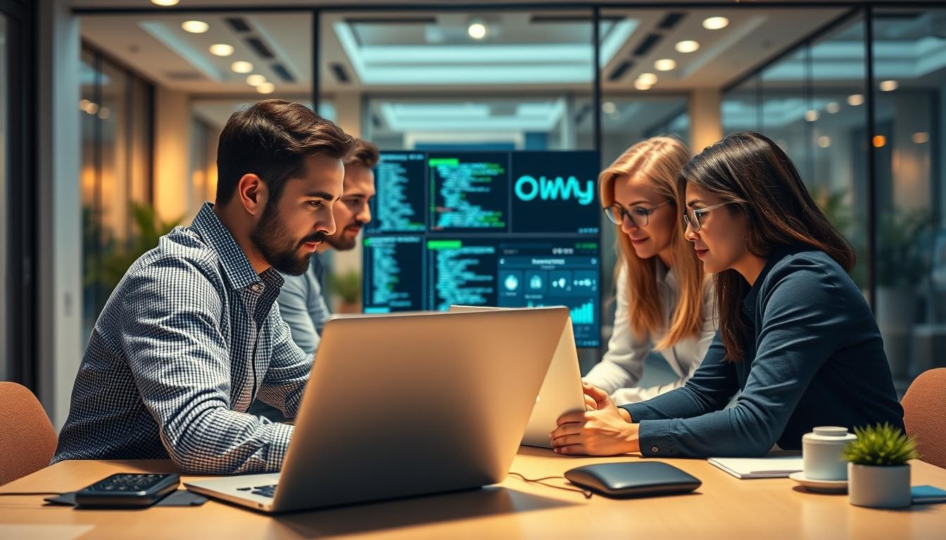 Enterprise software dashboards and business process automation